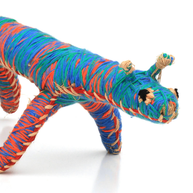 Aboriginal Artwork by Tracey Yates - Camp dog Tjanpi Sculpture