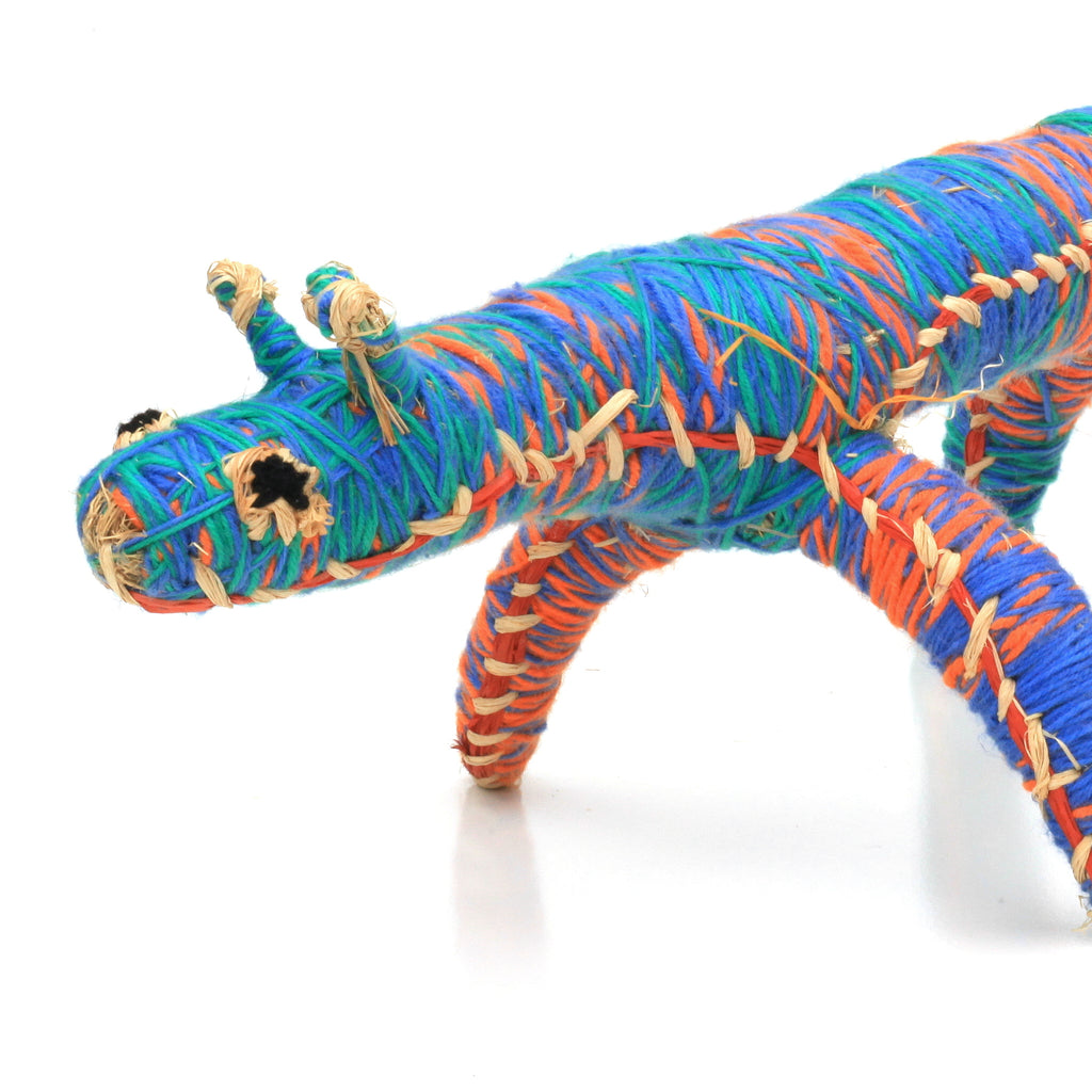 Aboriginal Artwork by Tracey Yates - Camp dog Tjanpi Sculpture