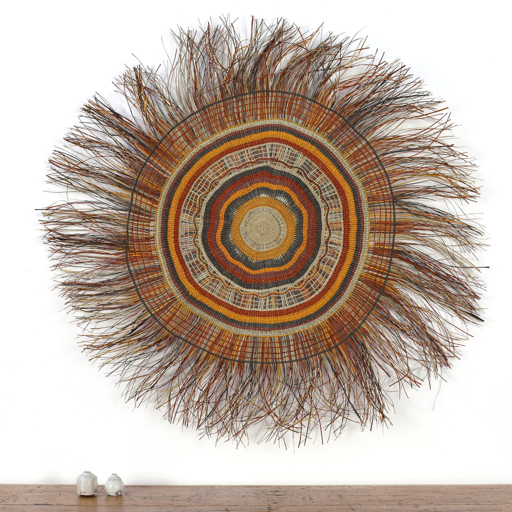 Aboriginal Art by Tracy Gandimil Wanapuyngu - Woven Mat - ART ARK®