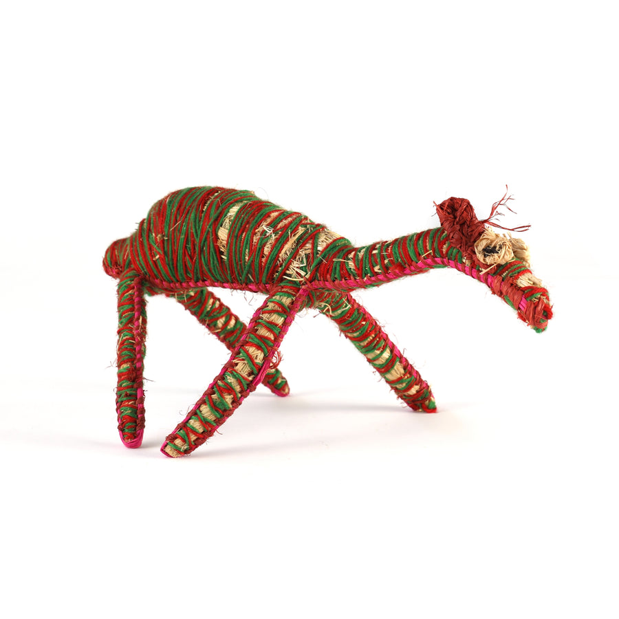 Aboriginal Artwork by Tracy Yates - Papa (Dog) Tjanpi Sculpture