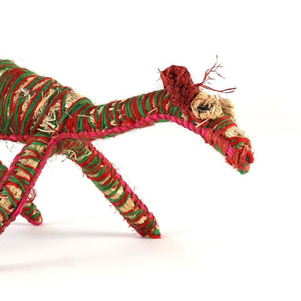 Aboriginal Artwork by Tracy Yates - Papa (Dog) Tjanpi Sculpture