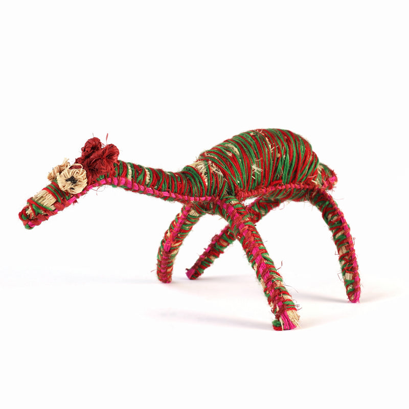 Aboriginal Artwork by Tracy Yates - Papa (Dog) Tjanpi Sculpture