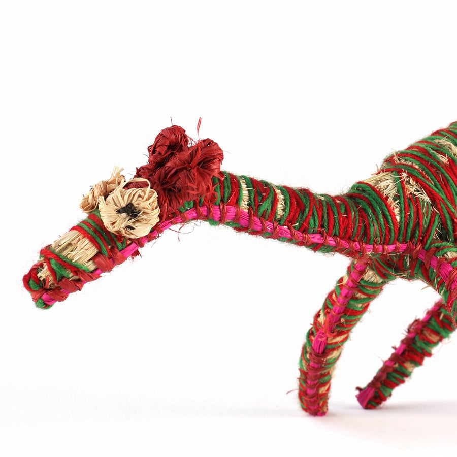 Aboriginal Artwork by Tracy Yates - Papa (Dog) Tjanpi Sculpture