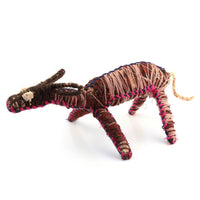 Aboriginal Artwork by Tracy Yates - Papa (Dog) Tjanpi Sculpture