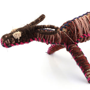 Aboriginal Artwork by Tracy Yates - Papa (Dog) Tjanpi Sculpture - ART ARK®