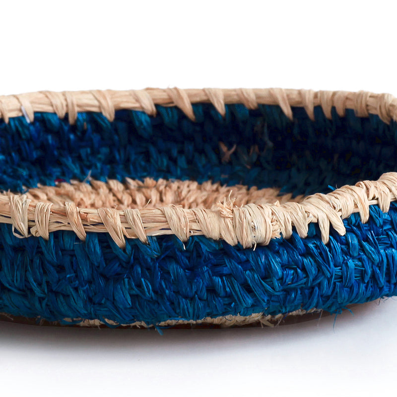 Aboriginal Artwork by Trudy Nyurpaya Holla, Warakurna - Tjanpi Basket