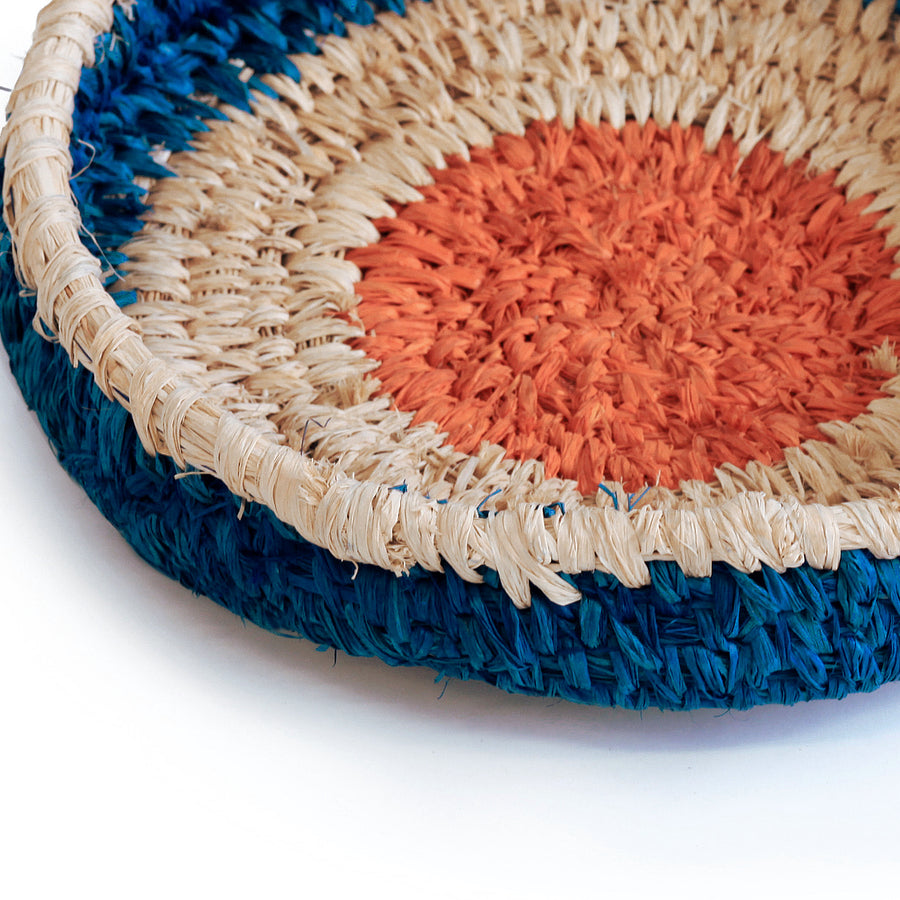Aboriginal Artwork by Trudy Nyurpaya Holla, Warakurna - Tjanpi Basket