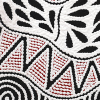 Aboriginal Artwork by Ursula Napangardi Hudson, Pikilyi Jukurrpa (Vaughan Springs Dreaming), 30x30cm