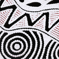 Aboriginal Artwork by Ursula Napangardi Hudson, Pikilyi Jukurrpa (Vaughan Springs Dreaming), 30x30cm