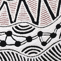 Aboriginal Artwork by Ursula Napangardi Hudson, Pikilyi Jukurrpa (Vaughan Springs Dreaming), 30x30cm
