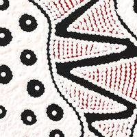 Aboriginal Artwork by Ursula Napangardi Hudson, Pikilyi Jukurrpa (Vaughan Springs Dreaming), 30x30cm