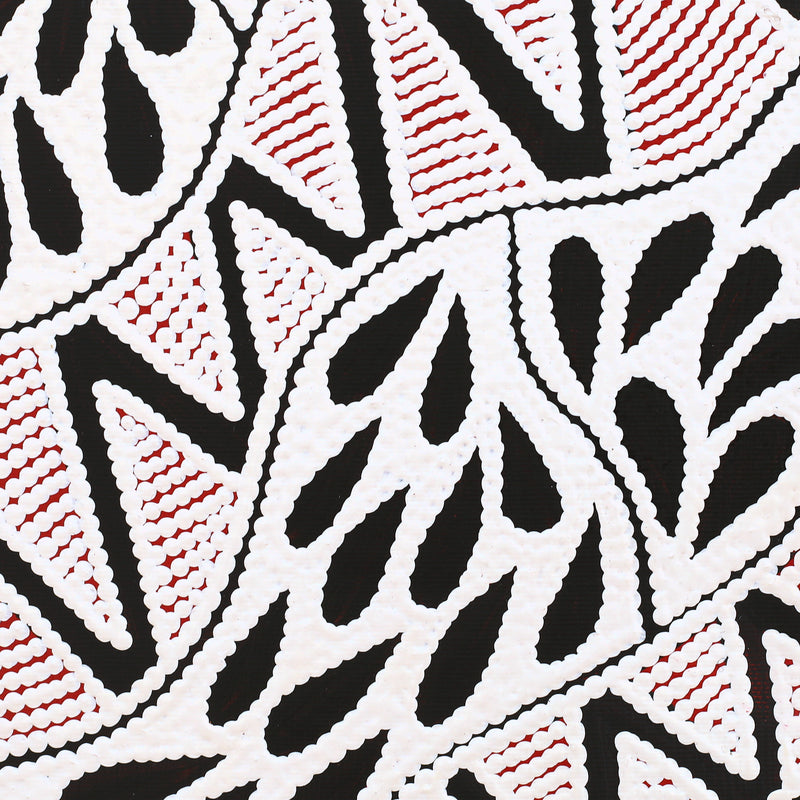 Aboriginal Artwork by Ursula Napangardi Hudson, Pikilyi Jukurrpa (Vaughan Springs Dreaming), 30x30cm