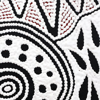 Aboriginal Artwork by Ursula Napangardi Hudson, Pikilyi Jukurrpa (Vaughan Springs Dreaming), 30x30cm