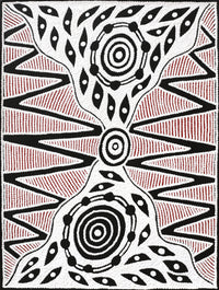 Aboriginal Artwork by Ursula Napangardi Hudson, Pikilyi Jukurrpa (Vaughan Springs Dreaming), 61x46cm