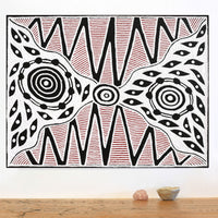 Aboriginal Artwork by Ursula Napangardi Hudson, Pikilyi Jukurrpa (Vaughan Springs Dreaming), 61x46cm