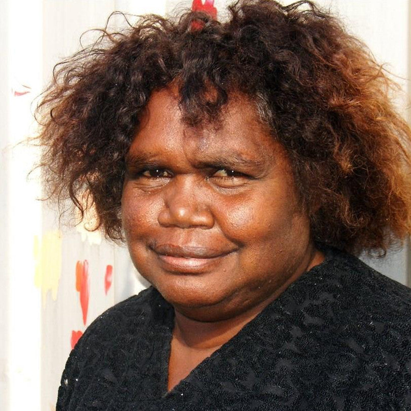 Aboriginal Artwork by Ursula Napangardi Hudson, Pikilyi Jukurrpa (Vaughan Springs Dreaming), 30x30cm