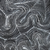 Aboriginal Artwork by Valda Napangardi Granites, Mina Mina Jukurrpa (Mina Mina Dreaming), 46x46cm