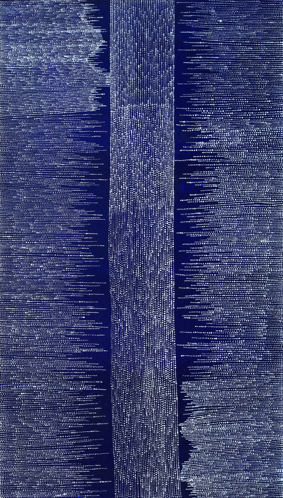Aboriginal Artwork by Valda Napangardi Granites, Mina Mina Jukurrpa (Mina Mina Dreaming), 107x61cm