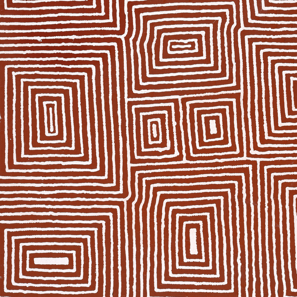 Aboriginal Artwork by Valerie Napanangka Marshall, Pikilyi Jukurrpa (Vaughan Springs Dreaming), 107x76cm - ART ARK®