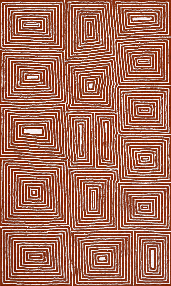 Aboriginal Artwork by Valerie Napanangka Marshall, Pikilyi Jukurrpa (Vaughan Springs Dreaming), 152x91cm