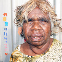 Aboriginal Artwork by Valerie Napurrurla Morris, Lukarrara Jukurrpa, 30x30cm