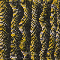 Aboriginal Artwork by Vanessa Nampijinpa Brown, Pamapardu Jukurrpa (Flying Ant Dreaming) - Warntungurru, 30x30cm