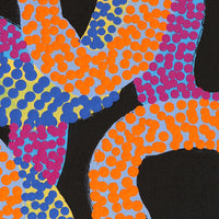 Aboriginal Artwork by Vanetta Nampijinpa Hudson, Warlukurlangu Jukurrpa (Fire country Dreaming), 152x107cm