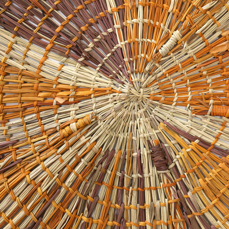 Aboriginal Artwork by Vera Cameron, Woven Mat, 260cm
