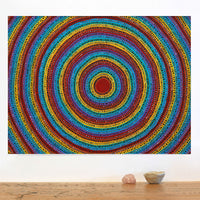 Aboriginal Artwork by Veronica Napangardi Williams, Ngapa Jukurrpa - Pirlinyarnu, 61x46cm