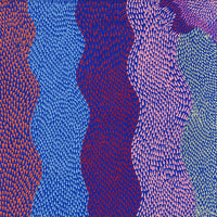 Aboriginal Artwork by Virgillia Multa, Ininti at Muruntji, 100x40cm