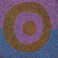 Aboriginal Artwork by Virgillia Multa, Rockholes in my country, 30x30cm