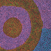 Aboriginal Artwork by Virgillia Multa, Rockholes in my country, 30x30cm