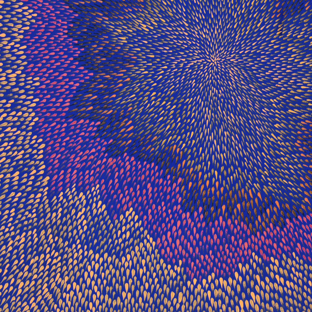 Aboriginal Artwork by Virgillia Multa, Ininti at Muruntji, 50x50cm
