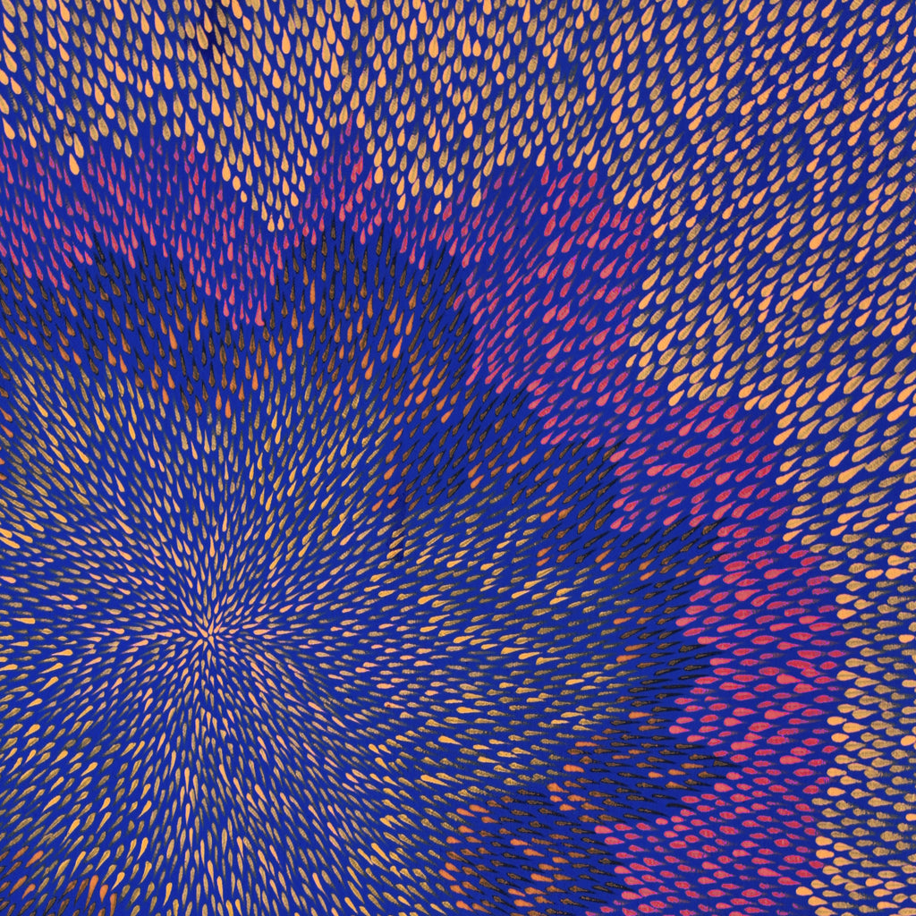Aboriginal Artwork by Virgillia Multa, Ininti at Muruntji, 50x50cm