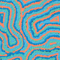 Aboriginal Artwork by Virginia Napaljarri Sims, Mina Mina Jukurrpa - Ngalyipi, 30x30cm