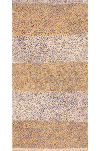 Aboriginal Artwork by Virginia Napaljarri Simms, Mina Mina Jukurrpa (Mina Mina Dreaming), 91x46cm