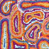 Aboriginal Artwork by Virginia Napaljarri Sims, Mina Mina Jukurrpa - Ngalyipi, 30x30cm