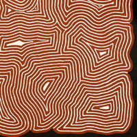 Aboriginal Artwork by Walter Jangala Brown, Tingari Cycle, 107x107cm