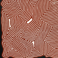 Aboriginal Artwork by Walter Jangala Brown, Tingari Cycle, 107x76cm
