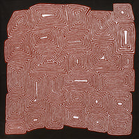 Aboriginal Artwork by Walter Jangala Brown, Tingari Cycle, 183x183cm