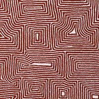 Aboriginal Artwork by Walter Jangala Brown, Tingari Cycle, 183x183cm