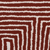 Aboriginal Artwork by Walter Jangala Brown, Tingari Cycle, 183x183cm