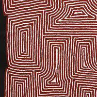 Aboriginal Artwork by Walter Jangala Brown, Tingari Cycle, 183x183cm