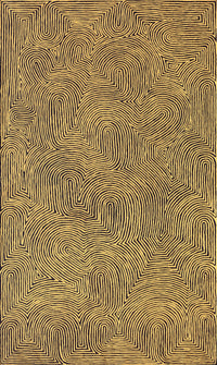 Aboriginal Artwork by Walter Jangala Brown, Tingari Cycle, 182x107cm