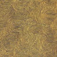Aboriginal Artwork by Walter Jangala Brown, Tingari Cycle, 182x107cm