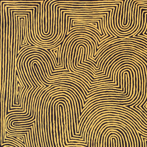 Aboriginal Artwork by Walter Jangala Brown, Tingari Cycle, 182x107cm - ART ARK®