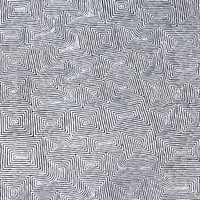 Aboriginal Artwork by Walter Jangala Brown, Tingari Cycle, 151x61cm