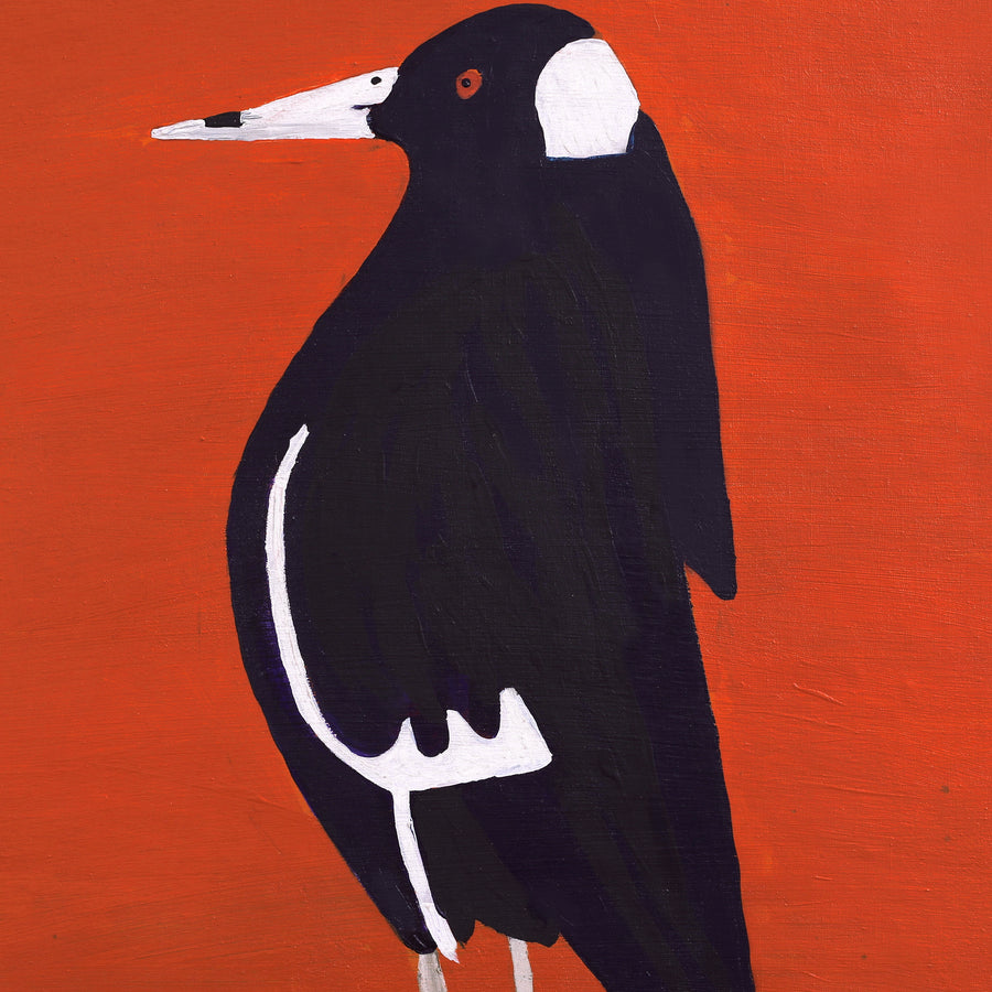 Aboriginal Artwork by Wilma Napangardi Poulson, Birds that live around Yuendumu, 61x61cm