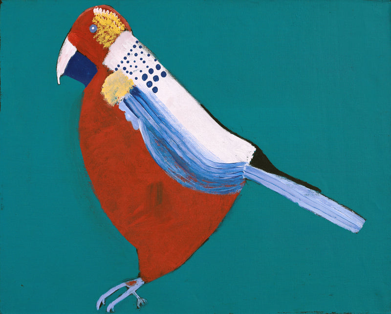 Aboriginal Artwork by Wilma Napangardi Poulson, Birds that live around Yuendumu, 76x61cm