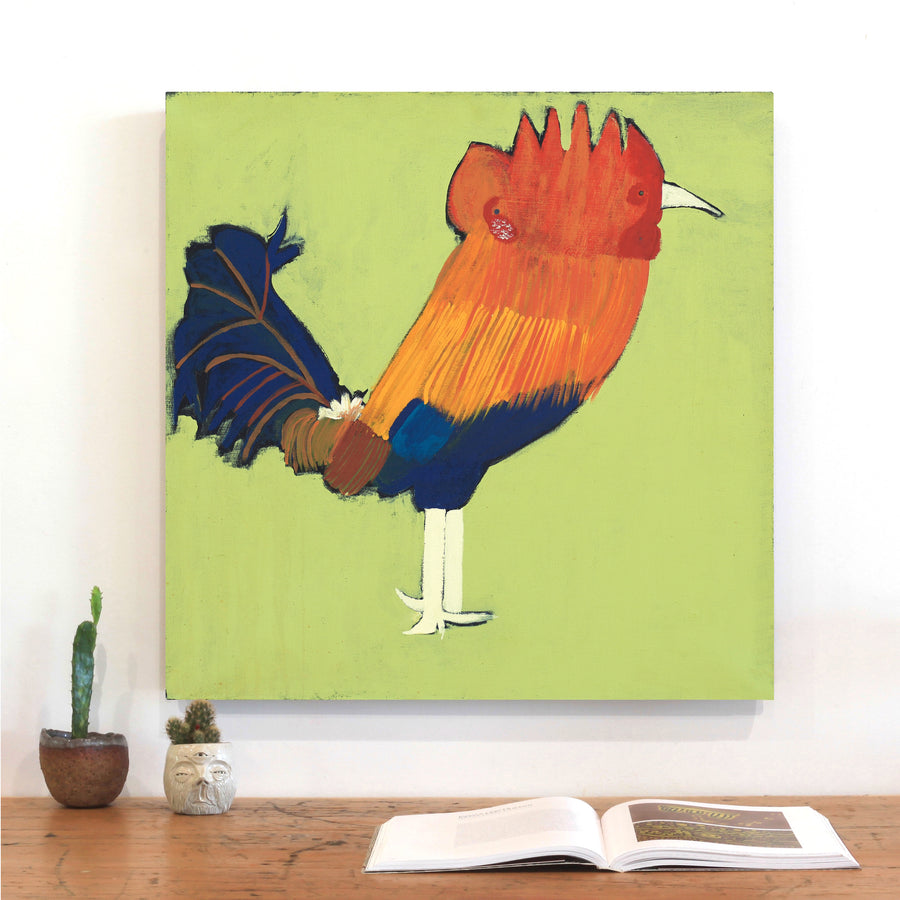 Aboriginal Artwork by Wilma Napangardi Poulson, Birds that live around Yuendumu, 61x61cm